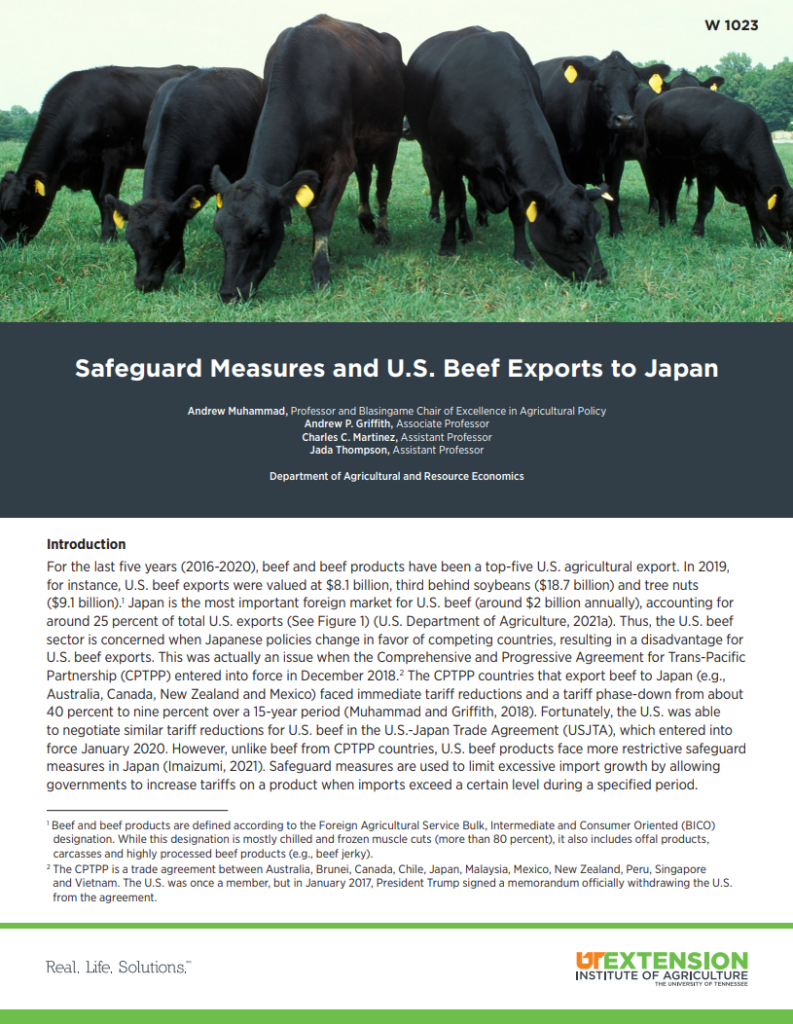 Cover of Extension Publication W 1023